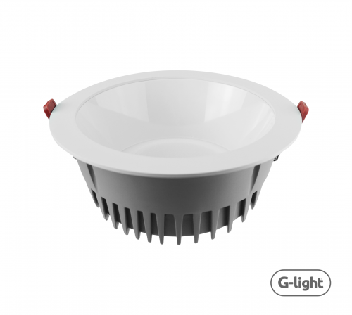 DOWNLIGHT LED PROJETO 40W DIMERIZÁVEL 120 LM/W 3000K EMBUTIR BRANCO AUTOVOLT