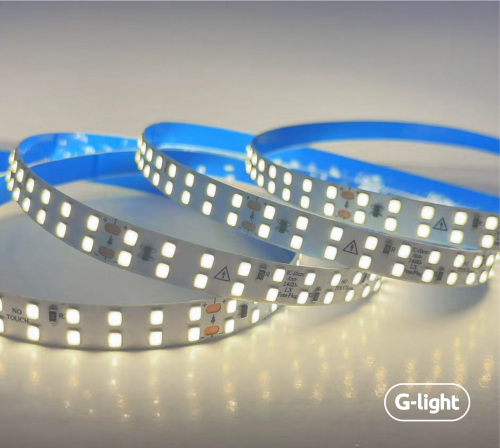FITA ECO SMD LED 2835 10MM 50M 16W/M 240LED/M IP20 IRC80 C/ PLUG 6500K 127V 