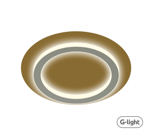 PLAFON ORIS 450 LED DOURADO 36W 3000K AUTOVOLT