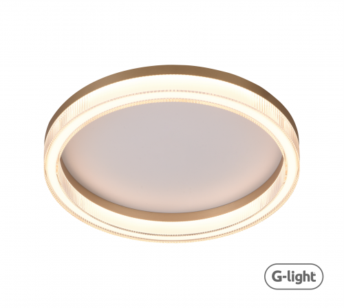 PLAFON HERA LED 23W DOURADO 3000/4000/6000K AUTOVOLT