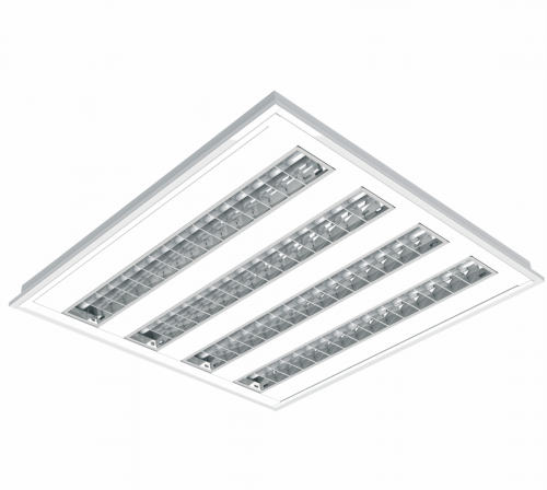 Luminária de Alto Rendimento T5 4x14W de embutir 