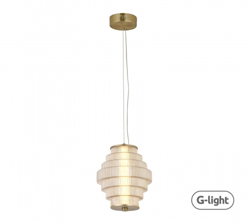PENDENTE VIBE LED 10W DOURADO 3000/6000/4000K AUTOVOLT
