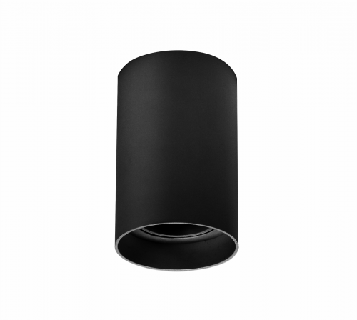 SPOT MR16 REDONDO SOBREPOR GU10 PC PRETO