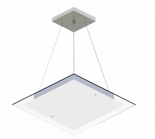 Pendente Quad Glass 300 LED 24W 6500K