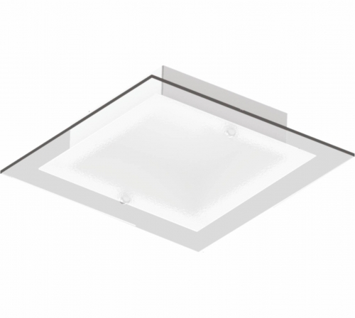 Plafon Quad Glass 235 Sobrepor LED 14W 6500K