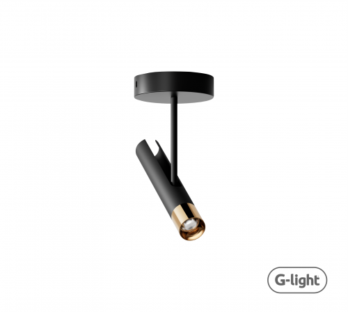 SPOT SIRIUS LED 3W PRETO 3000K AUTOVOLT