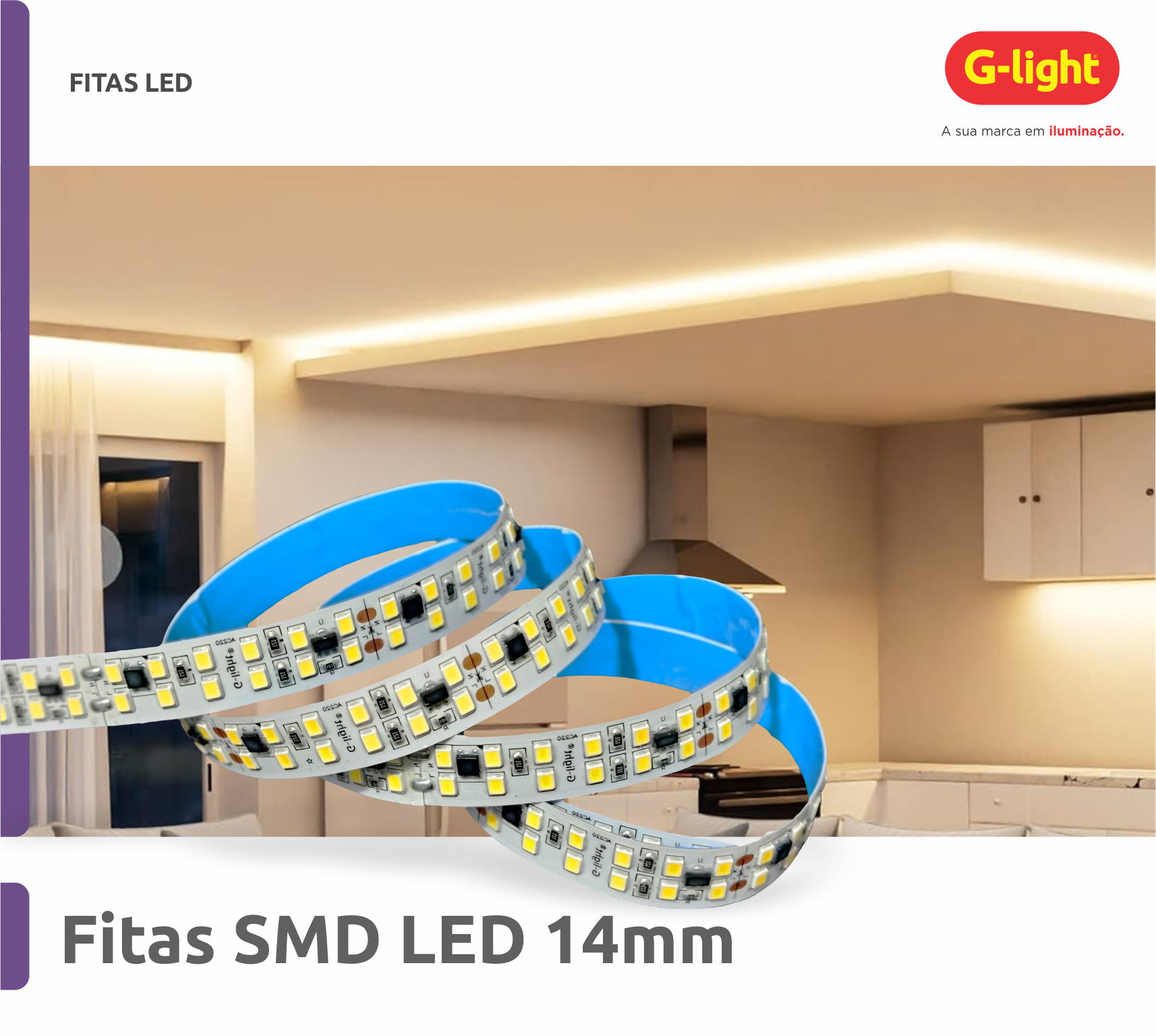 Fitas SMD LED 14mm