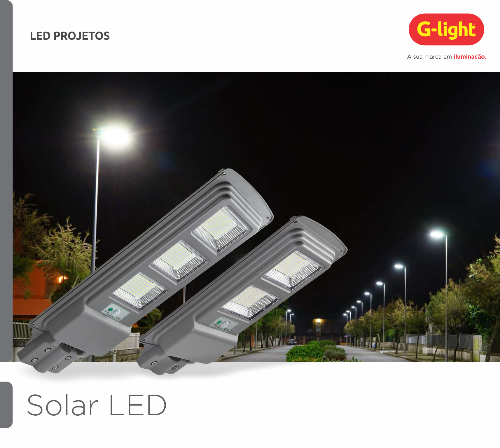 Luminária Solar LED