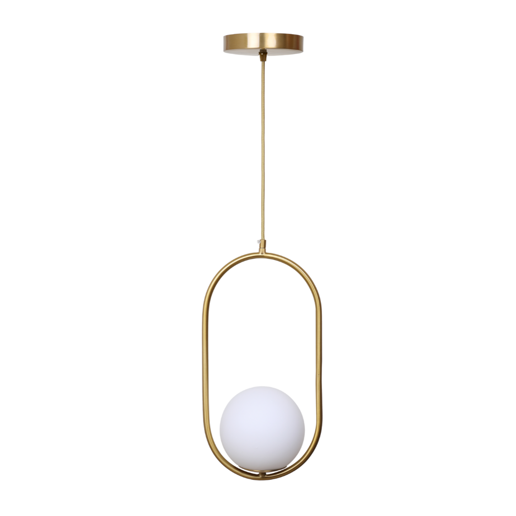 PENDENTE SATURNO 500 GOLD ALUMINIO 1XE27