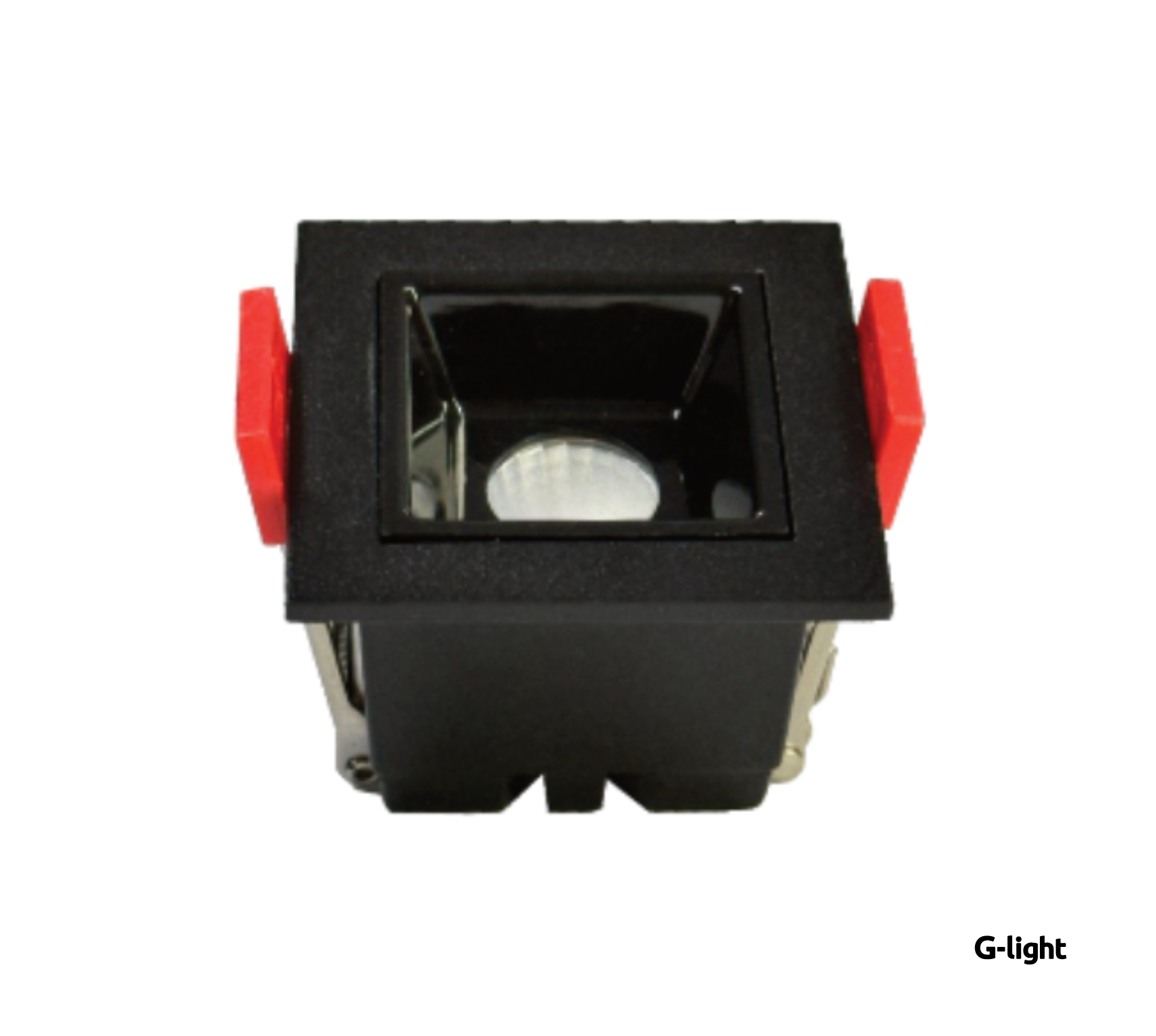 DOWNLIGHT QUADRADO LED 2W 3000K FULL SPECTRUM EMBUTIR PRETO AUTOVOLT