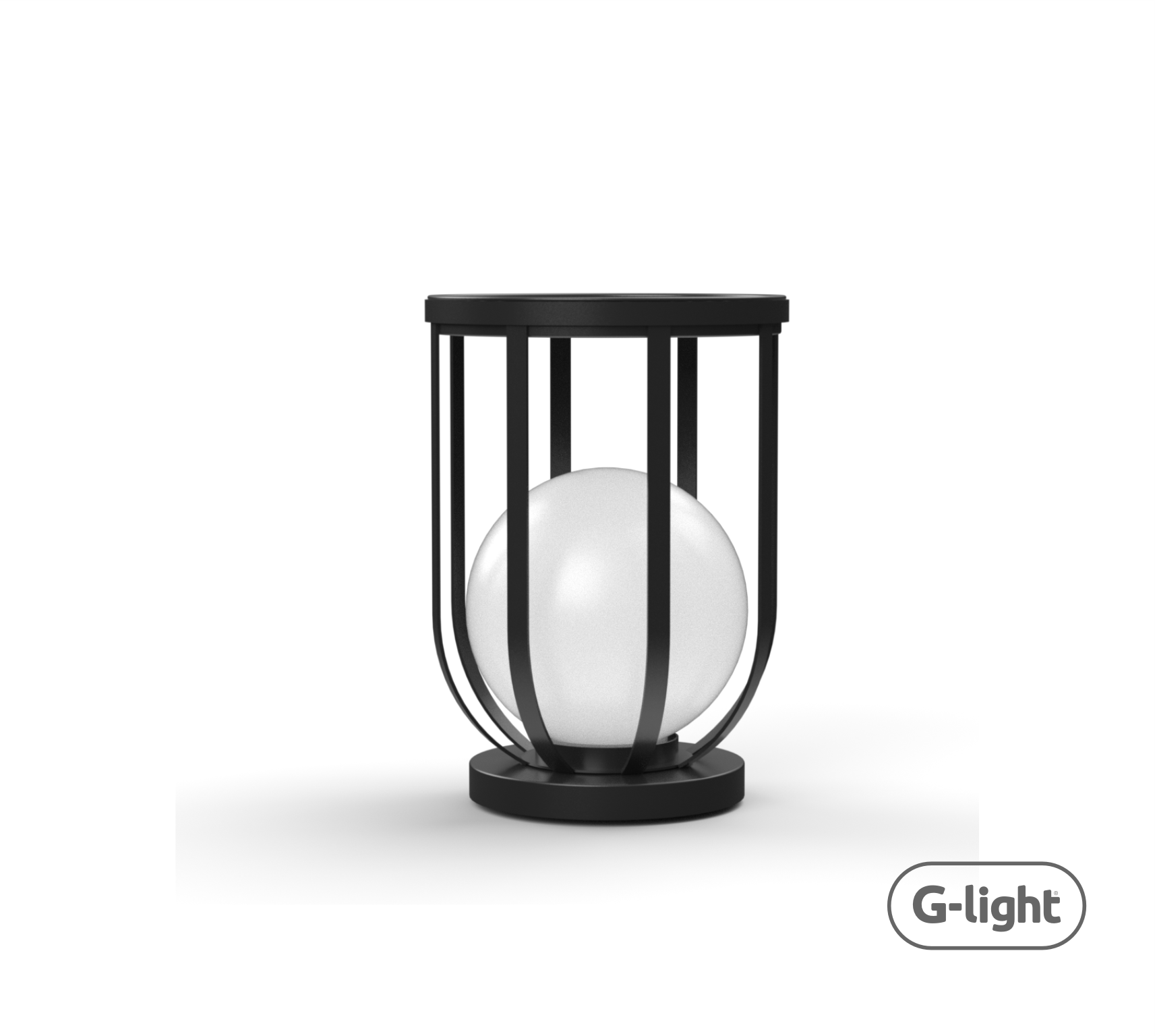 LUM. VENUS 9W 3000K 30X30X43 PRETO AUTOVOLT